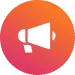 Group5204 | GoodLike.me | GoodLike.me a white megaphone in a circle