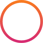 a pink and purple cirlcle